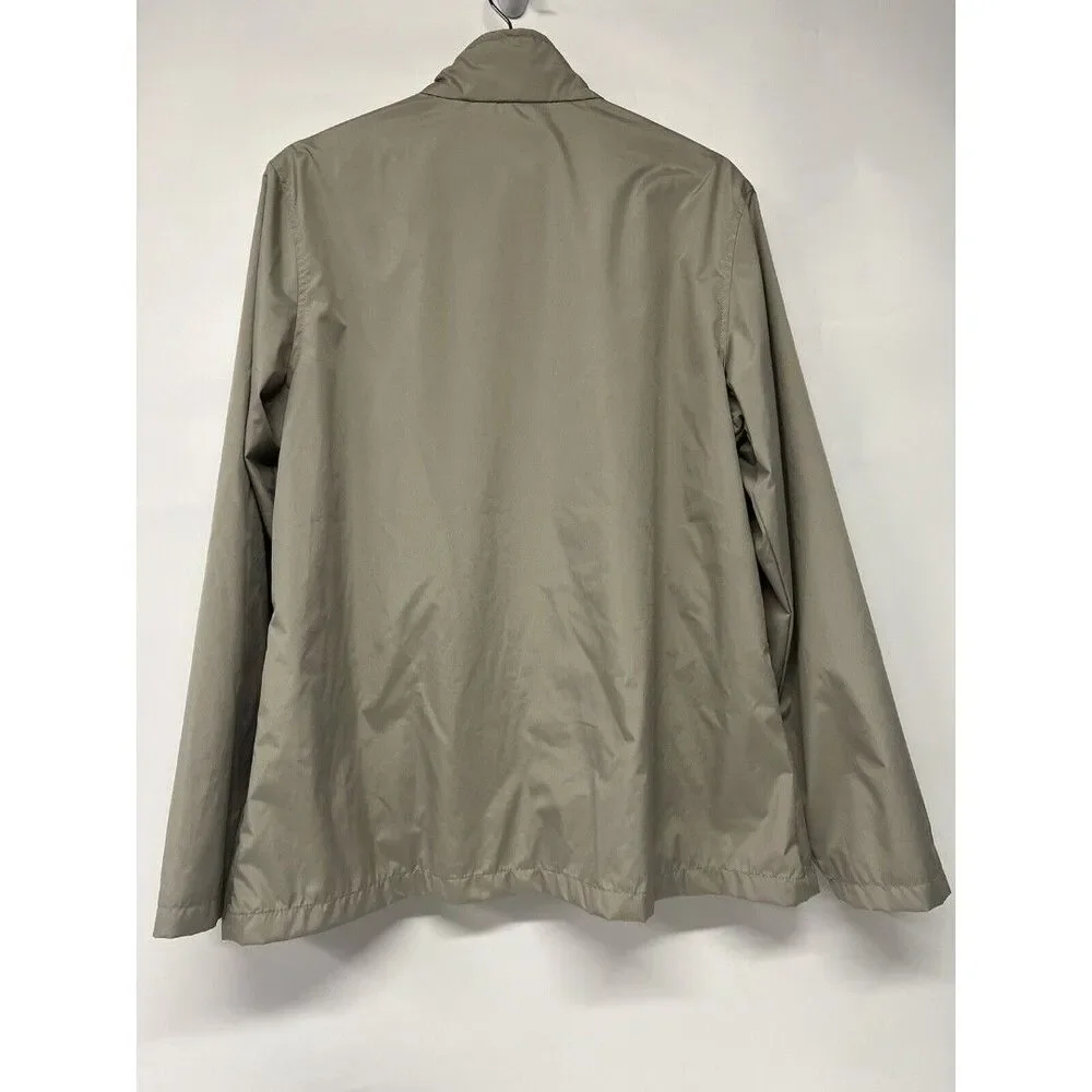 Ping Golf Lightweight Jacket Full Zip Beige Tan Pockets Size Large Men’s
